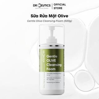  Phiên Bản Limited DrCeutics Sữa Rửa Mặt Làm Sạch Sâu Cho Mọi Loại Da Gentle Olive Cleansing Foam 500g 