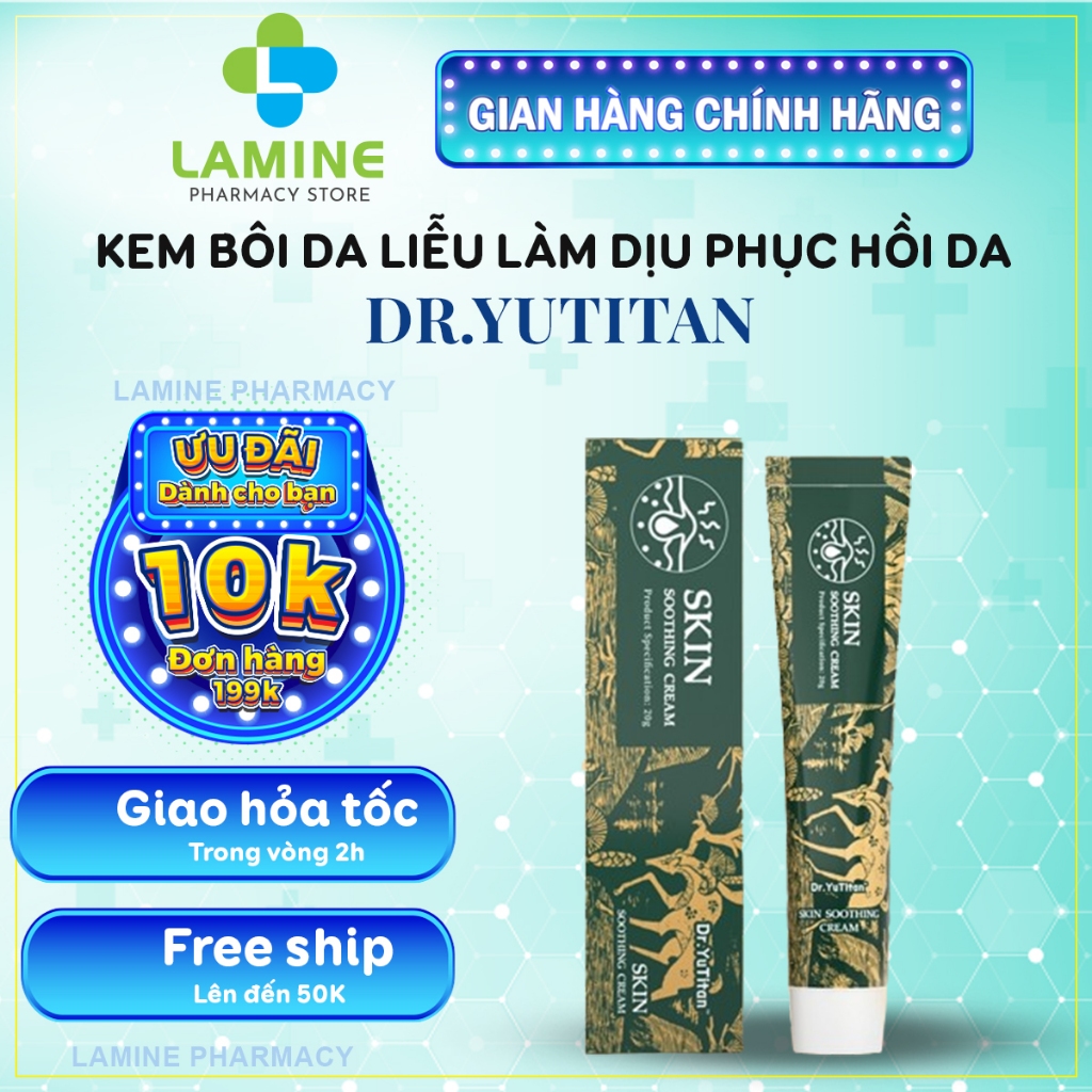 Gel Da Liễu Dr.YuTitan – Kem Dr.Yu Titan Làm Dịu Da Kích Ứng, Giảm Mẩn Đỏ, Sưng Tấy, Hỗ Trợ Phục Hồi