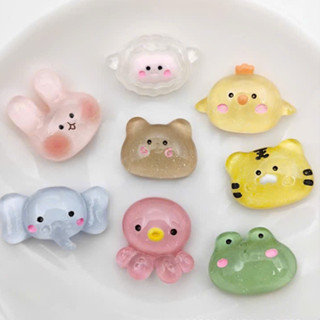   SHIP TỪ 3C  CHARM  Sticker Charm gắn dép chủ đề con vật ngộ nghĩnh nhựa trong có nút gắn DÉP CÁ SẤU 