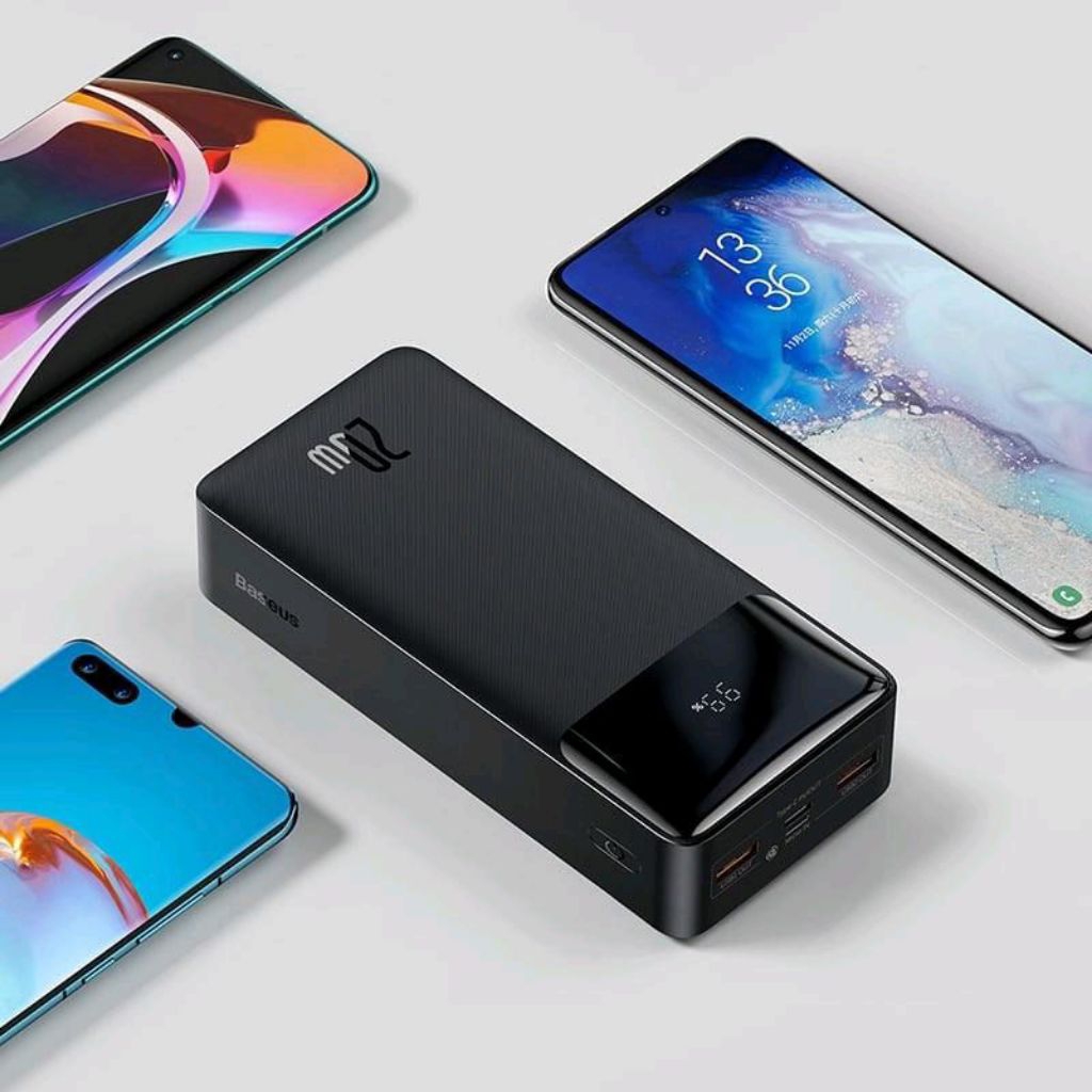 Pin sạc dự phòng 20000mah 20W OS-Baseus Bipow Digital Display Fast Charge Power Bank 20000mAh Pin Dự