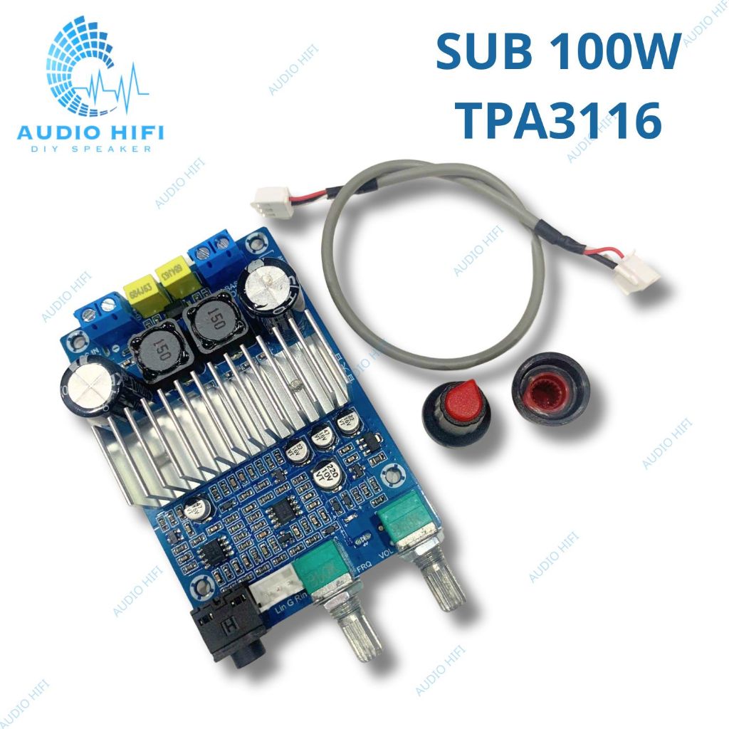 Mạch Khuếch Đại SUB Gemaudio 100W – Dùng Chip TPA3116D2 – Âm Trầm Mạnh Mẽ | AUDIOHIFI