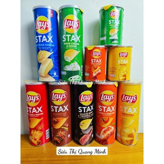  Snack khoai tây ống Lays Stax Đủ Vị 42g - 100g 
