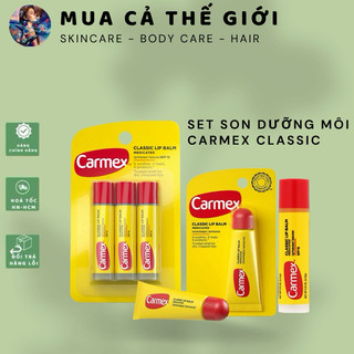  Set son dưỡng môi Carmex Classic 