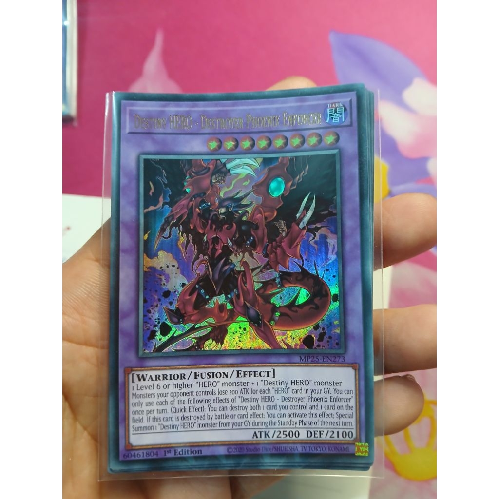 [Yugioh Biên Hòa Store] 1 lá thẻ bài MP25-EN273 Destiny HERO - Destroyer Phoenix Enforcer : Ultra Ra
