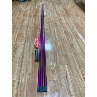   Xả Kho  Combo 4 nan cacbon Tím Vip dày cứng 1m25 & 1m4 tặng kèm 2 ống nối & dây chặn pass - Làm Diều 