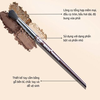 Cọ Blend Đánh Phấn Mắt Lông Tự Nhiên Cho Người Mới Bắt Đầu 12 MAGA  Precise Blender Brush MA15