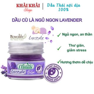  Dầu cù là ngủ ngon Lavender Green Herb Thái Lan 30gr Dầu Massage giúp ngủ ngon giảm căng thẳng 