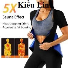 Đồ Định Hình Sinh Nhiệt Giảm Cân 4 Trong 1 - Đồ Tập Gym Sauna Suit Đốt Mỡ, Tạo Đường Eo, Nân