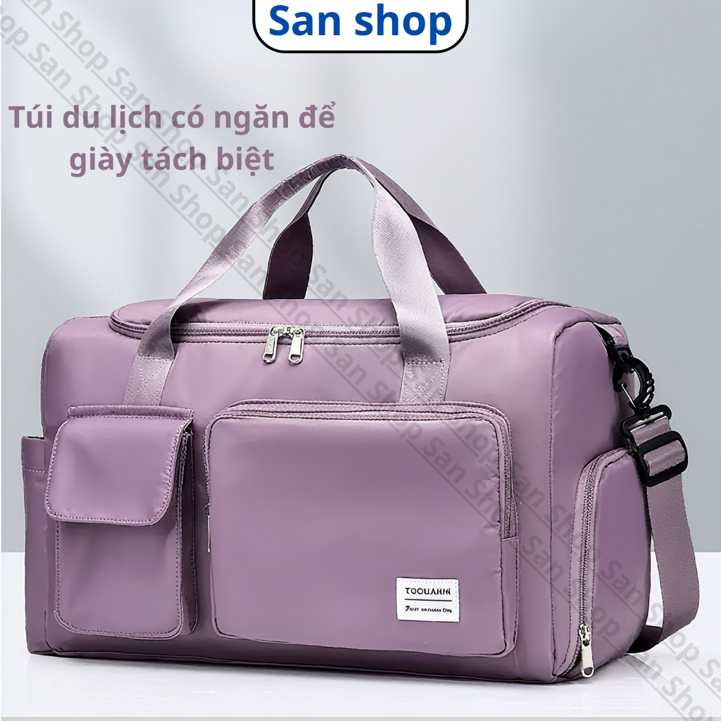 Túi Du Lịch Nam Nữ Sức Chứa Lớn Chống Thấm Nước Ngăn Giày Riêng Tách Biệt Ướt Khô – San Shop