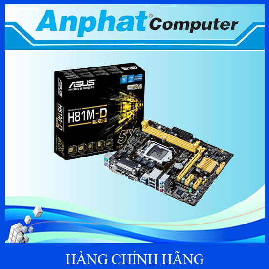 Bo mạch chủ Main ASUS H81M-D/K/C Socket LGA 1150 Hàng Cty (Fullbox) – Bảo hành 36 tháng