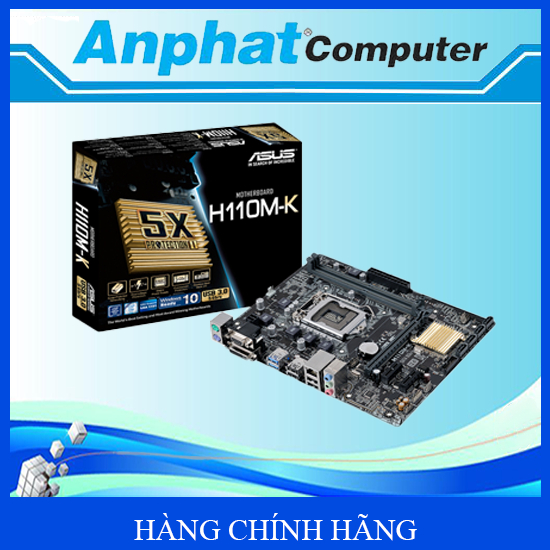 Bo mạch chủ Main Asus H110M-K - Hàng Công Ty(Fullbox) - Bảo hành 36 tháng