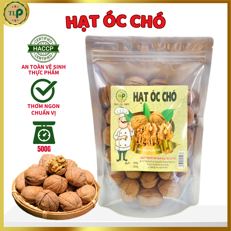 HẠT ÓC CHÓ CAO CẤP TÂN LỘC PHÁT BỊCH 500G