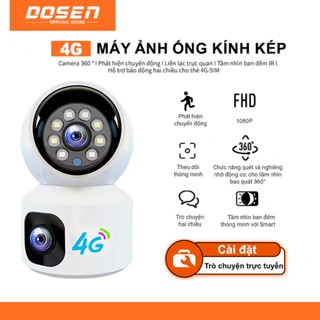  Camera v380 pro 2 MẮT XEM 2 MÀN HÌNH cùng lúc xoay 360 độ,xem đêm có màu hỗ trợ đàm thoại 2 chiều 