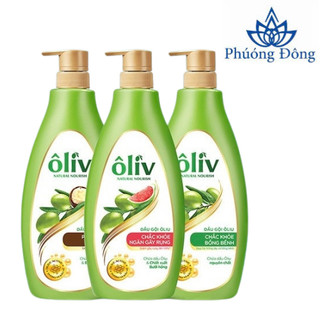  Dầu gội ôliu Oliv dưỡng tóc chắc khoẻ bồng bềnh 650ml 