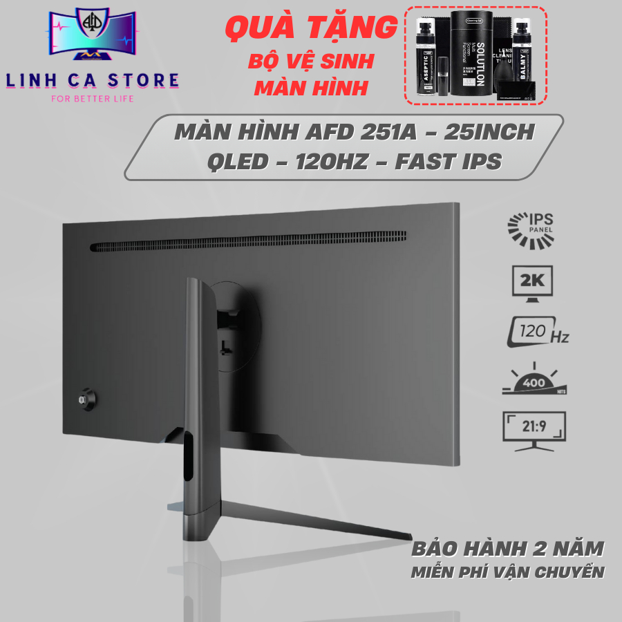 Màn Hình Gaming AFD251A 25Inch Fast IPS|120Hz|1ms GTG|HDR|FreeSync|Full Viền Kính|Chính Hãng | BigBuy360 - bigbuy360.vn