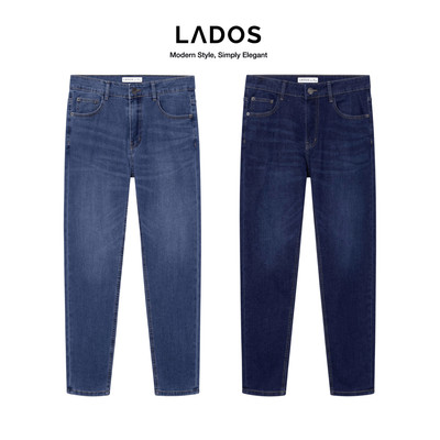 Quần Jean Nam Slim Fit LADOS-24184 Chất Jean Siêu Nhẹ, Co Giãn 4 Chiều, Mềm Mịn, Form Công Sở Đi Làm đi Chơi