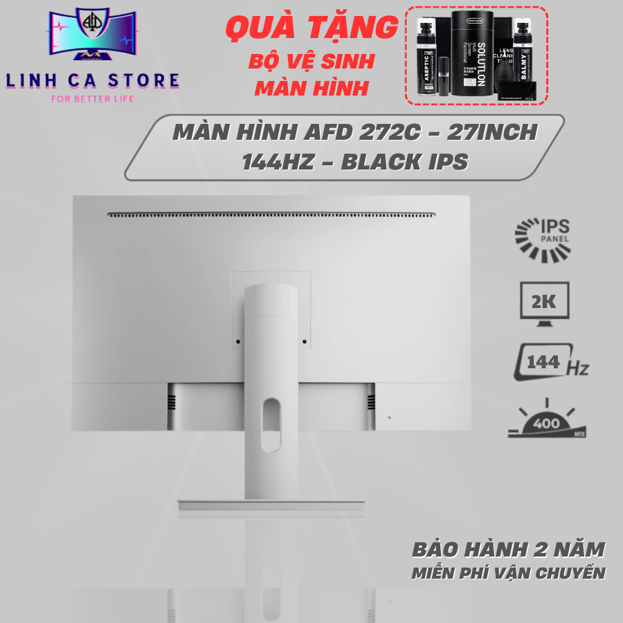 MÀN HÌNH MÁY TÍNH AFD 27INCH 2K - AFD272C| BLACK IPS | 144HZ | HDR400 | BigBuy360 - bigbuy360.vn