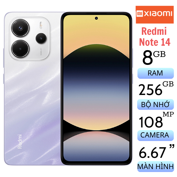 Điện Thoại Chính Hãng Xiaomi Note 14 Fullbox Mới Nguyên Seal Bảo Hành 18 Tháng