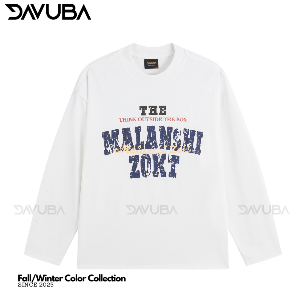 [Deal mở bán] [DAVUBA] Áo Thun Dài Tay Malanshi Long Tee 300gsm nam nữ SM163 | BigBuy360 - bigbuy360.vn