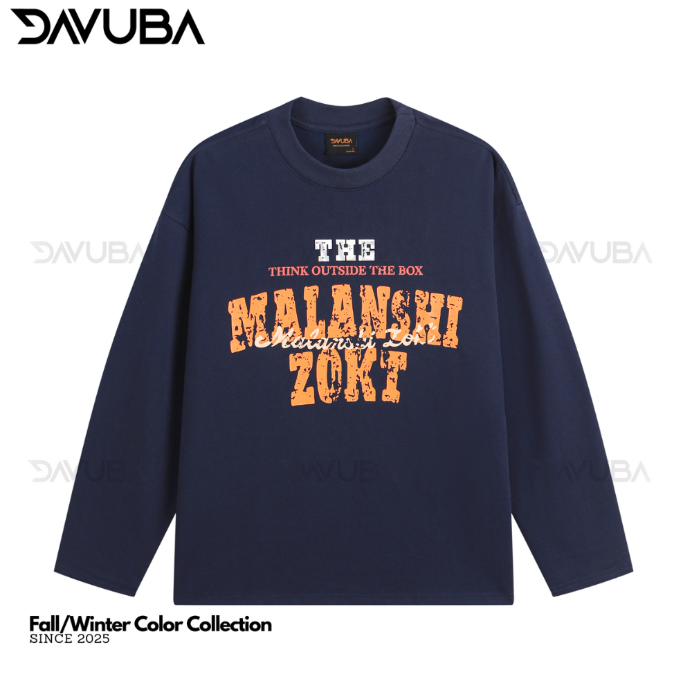 [Deal mở bán] [DAVUBA] Áo Thun Dài Tay Malanshi Long Tee 300gsm nam nữ SM163 | BigBuy360 - bigbuy360.vn