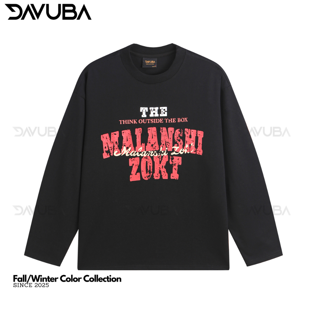 [Deal mở bán] [DAVUBA] Áo Thun Dài Tay Malanshi Long Tee 300gsm nam nữ SM163 | BigBuy360 - bigbuy360.vn