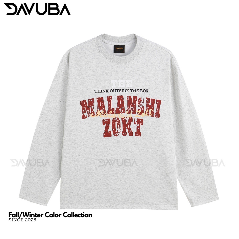 [Deal mở bán] [DAVUBA] Áo Thun Dài Tay Malanshi Long Tee 300gsm nam nữ SM163 | BigBuy360 - bigbuy360.vn