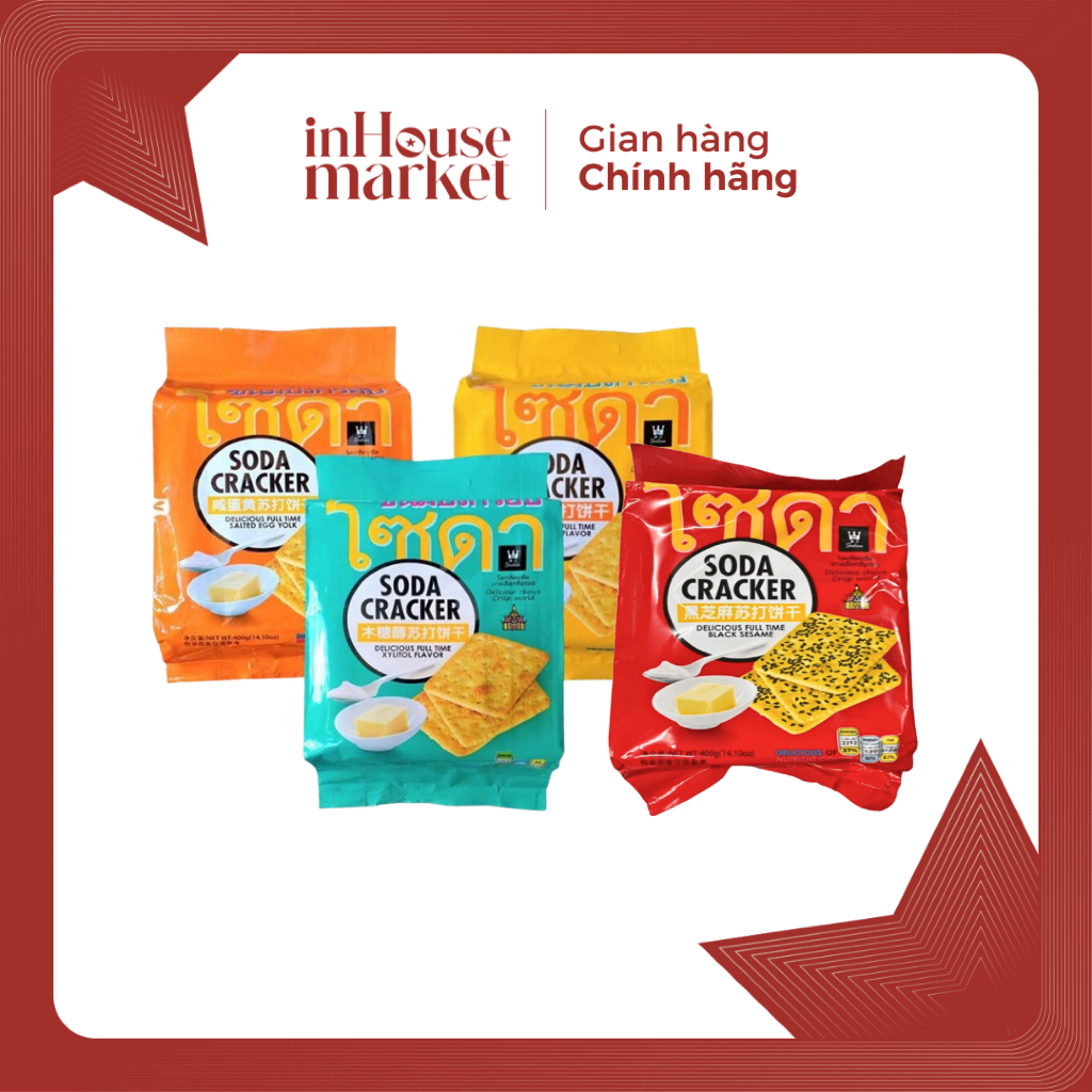 Bánh Quy Soda Cracker Thái Lan (400g)