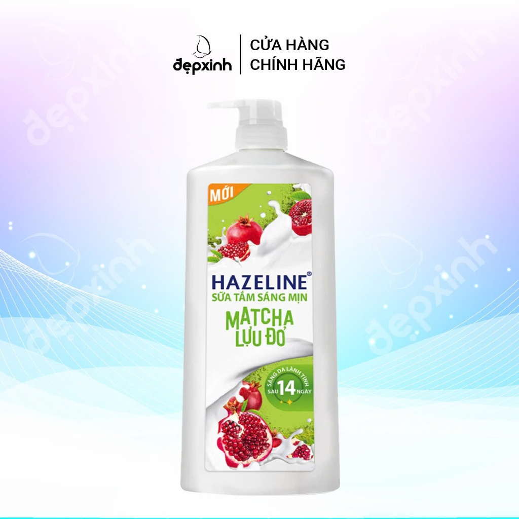 Sữa tắm Hazeline Matcha Lựu Đỏ 1kg
