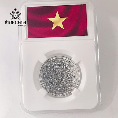 Đồng Bạc Họa Tiết Trống Đồng Đông Sơn - Minh Canh Jewelry
