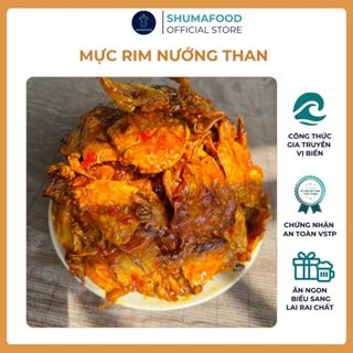  Mực rim nướng than 300g Shumafood chuẩn mực đất dai ngon Snack Ăn Vặt 