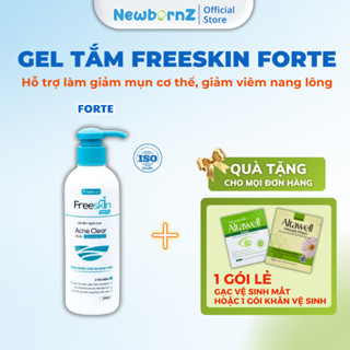  Gel tắm ngừa mụn Freeskin - Giúp làm sạch mềm da sáng da hỗ trợ cải thiện thâm mụn cơ thể  Novocare  