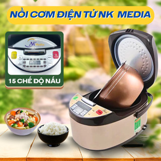 Nồi cơm điện tử NK Media 1870 dung tích 1.8L, ruột nồi chống dính 3 lớp 15 chế độ nấu bảo hành12T
