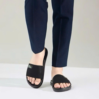 Khâu đế Dép Da nam cao cấp, chất da mềm đi êm chân, vân đế trống trơn trượt dép nam boy phố  rất dễ phối đồ