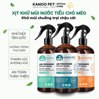 Xịt khử mùi nước tiểu, khử mùi chậu cát chó mèo giúp khử tận gốc mùi hôi khai, hỗ trợ pet đi vệ sinh đúng chỗ