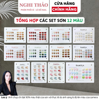 Set sơn gel RAMYLA 12 màu Nghi Thảo Nails