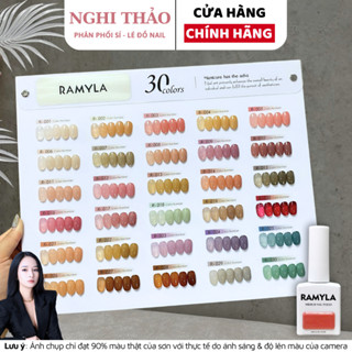 Set sơn gel thạch đục RAMYLA 30 màu Nghi Thảo Nails
