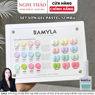 Set sơn gel pastel RAMYLA 12 màu Nghi Thảo Nails