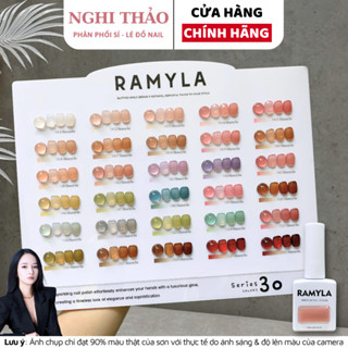 Set sơn gel thạch trong RAMYLA 30 màu Nghi Thảo Nails
