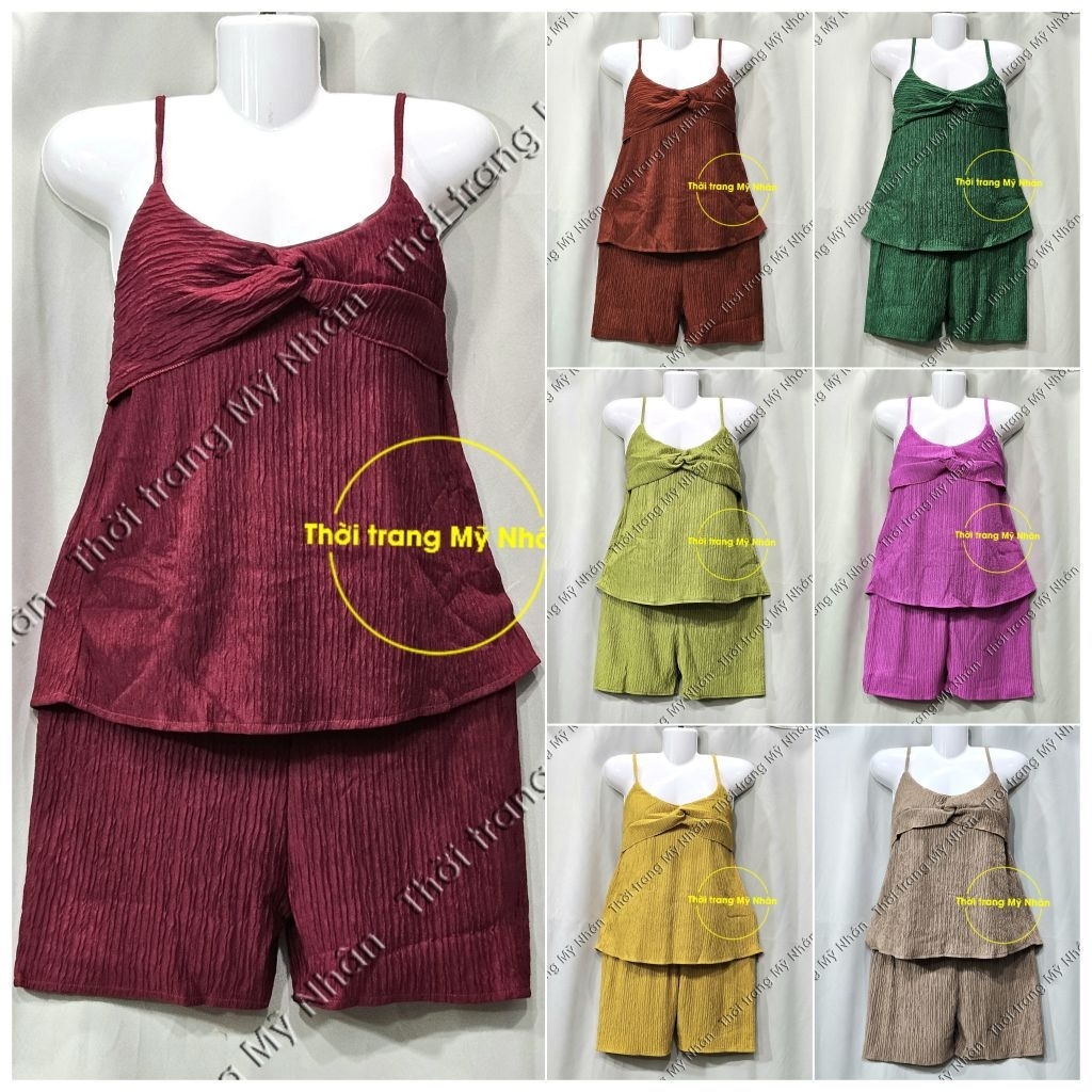 Đồ bộ đùi thun mặc nhà mát mẻ