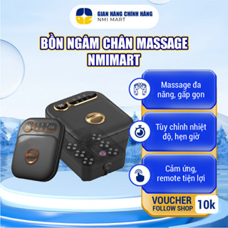 Máy Ngâm Chân Massage NMIMART  Gấp Gọn 14 Mức Nhiệt Tự Động Làm Nóng Chống Giật An Toàn BNC02
