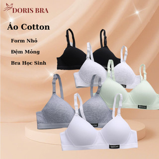   FORM NHỎ - Áo lót COTTON không gọng Doris AL335 mút mỏng thoáng khí đệm mỏng Chống Chảy Xệ 2025 