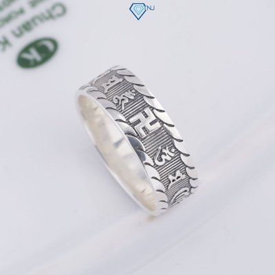 Nhẫn bạc nam Om Mani Padme Hum NNA0225 Trang Sức TNJ
