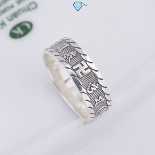 Nhẫn bạc nam Om Mani Padme Hum NNA0225 Trang Sức TNJ