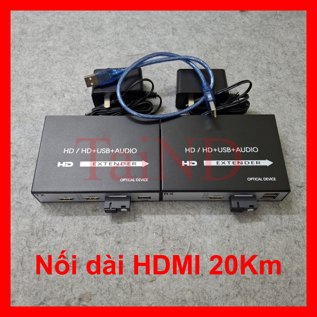 Conveter quang to HDMI, FC quang to HDMI, HDMI KVM bộ chuyển đổi quang sang HDMI, HDMI to Quang FC