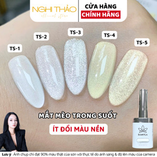 Sơn gel mắt mèo trong suốt ít đổi màu nền RAMYLA Nghi Thảo