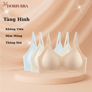 Áo lót nữ su đúc tàng hình AL022 DORIS, áo không gọng mút thông hơi mềm mịn thoáng khí đệm mỏng nhẹ