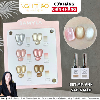 Set sơn gel mắt mèo ánh sao RAMYLA 6 màu Nghi Thảo