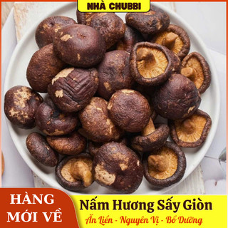   DATE MỚI  Snack Nấm Hương Sấy Giòn Ăn Liền - Thơm Bùi Giòn Xốp - Ăn Vặt Dinh Dưỡng - Nấm Sấy Giòn 