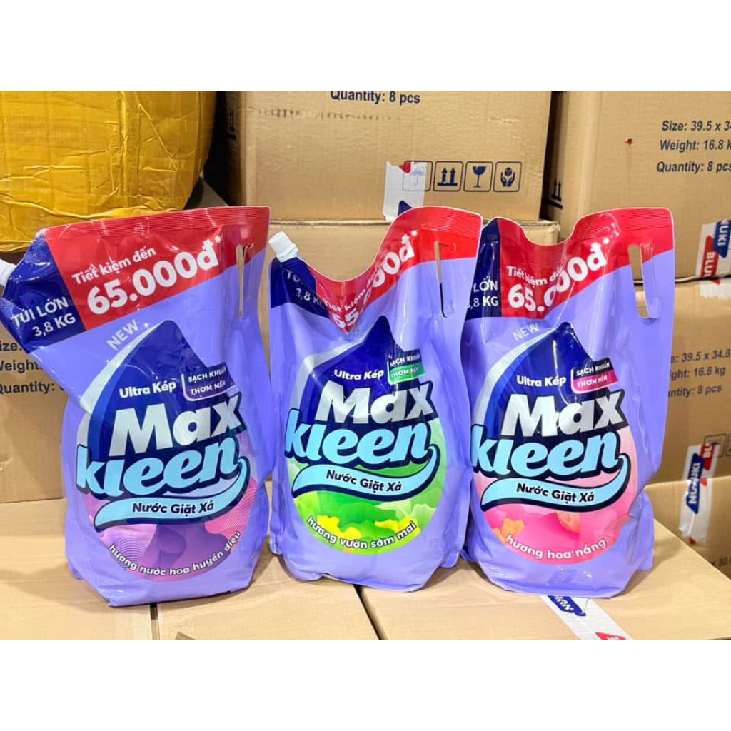 Nước giặt xả Max Kleen 3,8kg