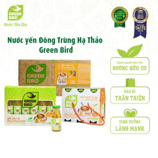 Nước Yến Đông Trùng Hạ Thảo Green Bird Tăng Cường Sức Khỏe Chai 185ml
